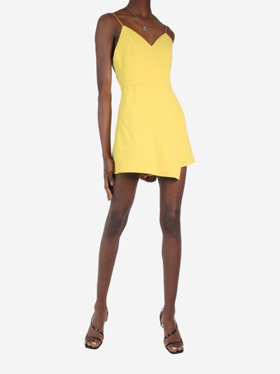 Yellow sleeveless playsuit - size US 2 Jumpsuits Alice + Olivia