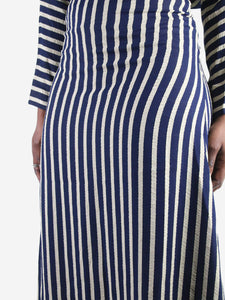 Nynne Blue striped top and skirt set - size 34