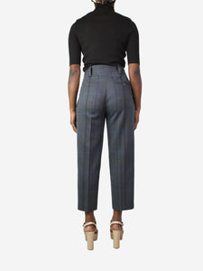 Acne Studios Grey checkered trousers - size UK 10