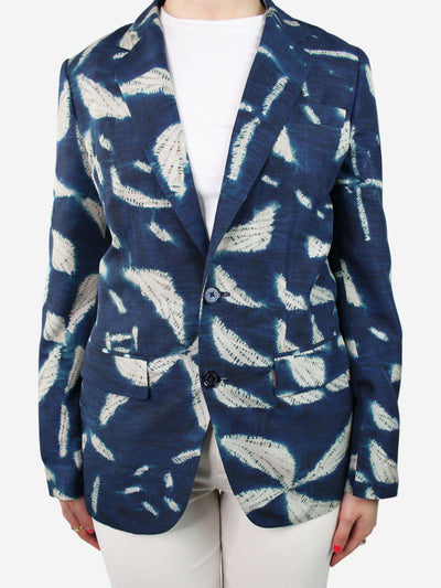 Blue printed button-up jacket - size US 6 Coats & Jackets Ralph Lauren 