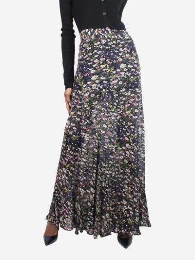 Black floral skirt - size EU 34 Skirts Ganni 