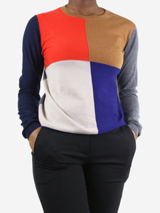 Sofie D'Hoore Multicolored colour block sweater - size FR 42