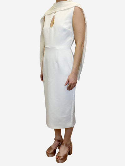 Cream Sleeveless shift - size UK 10 Dresses Roksanda 