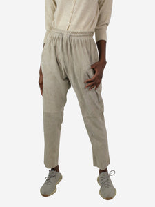 Oakwood Neutral suede trousers - size L