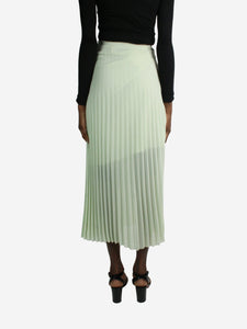 ME+EM Green pleated skirt - size UK 8