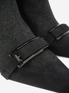 Giorgio Armani Black wool boots - size EU 40