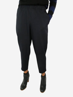 Blue elasticated trousers - size S Trousers Comme Des Garçons 