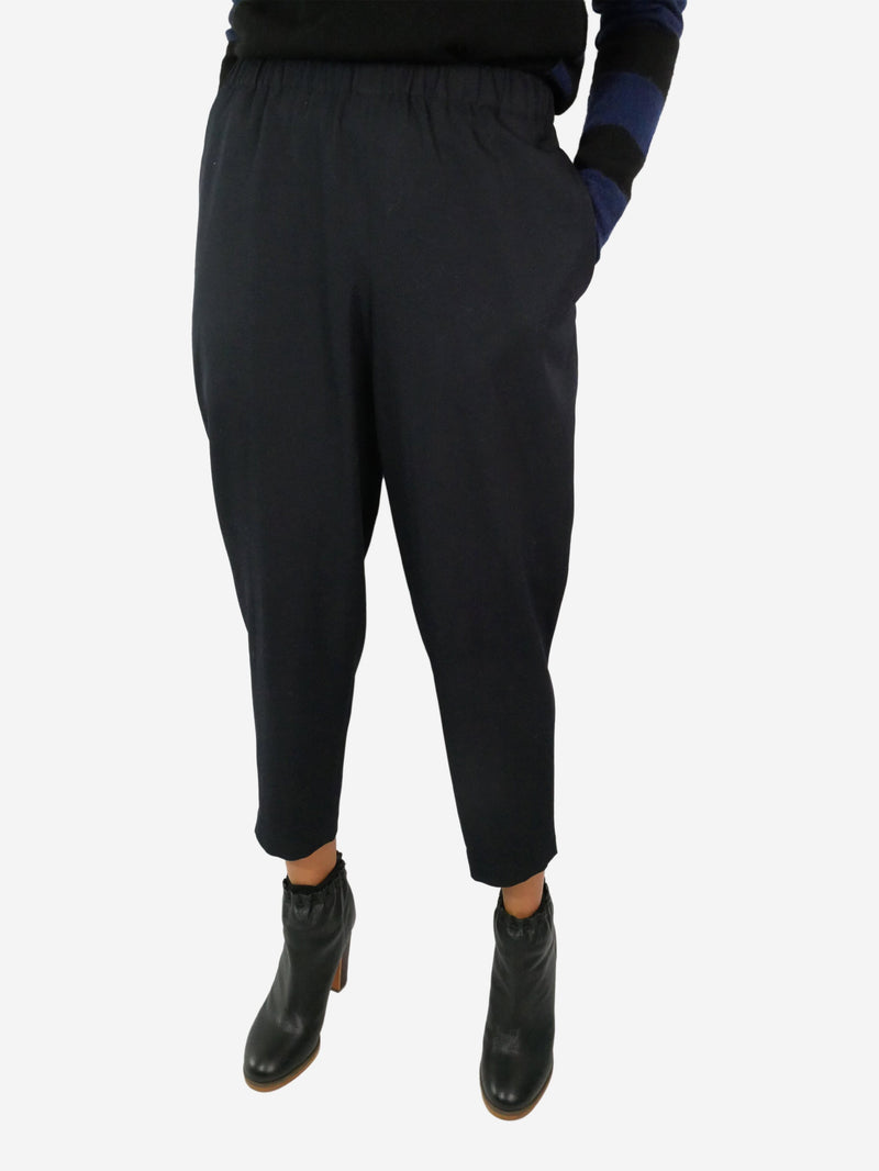 Blue elasticated trousers - size S Trousers Comme Des Garçons 