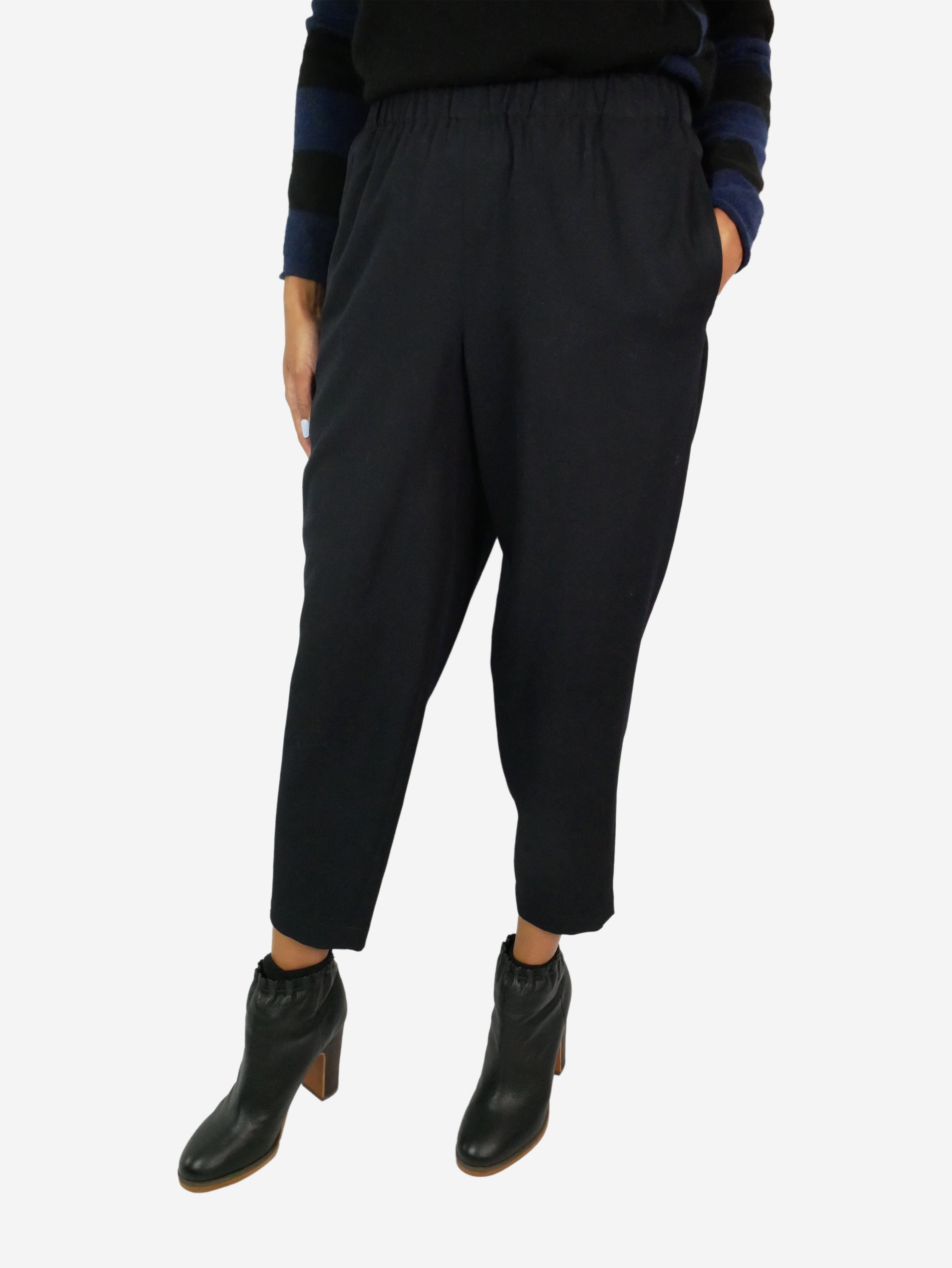 Blue elasticated trousers - size S Trousers Comme Des Garçons 
