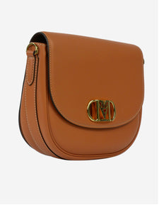 MCM Brown Mode Travia small cross-body bag with gold hardware