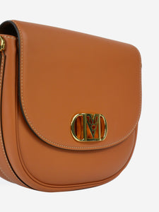 MCM Brown Mode Travia small cross-body bag with gold hardware