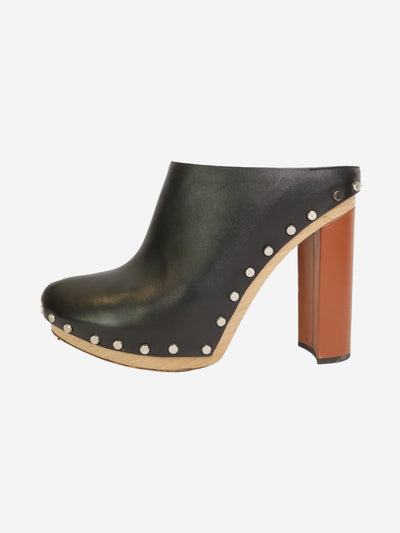 Black studded clog heels - size EU 37 Heels Proenza Schouler 