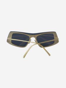 Sportmax Black visor sunglasses