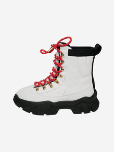 Goldbergh Luxury Sports White hike lace up boots - size EU 38