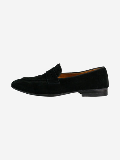 Black suede loafers - size EU 37.5 Flat Shoes Alberto Fasciani