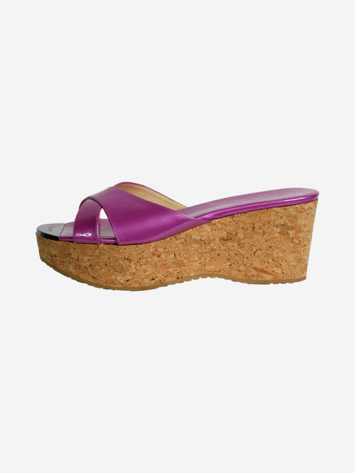 Pink cork wedge sandal heels - size EU 39 Heels Jimmy Choo 