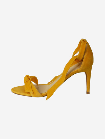 Yellow suede sandal heels - size EU 37 Heels Alexandre Birman